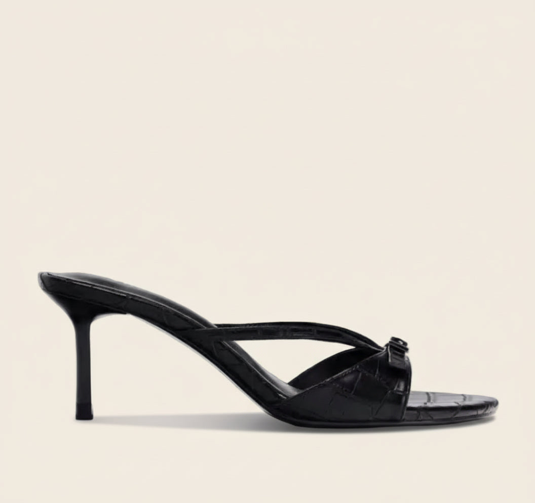 Classy Crocodile Textured Heels