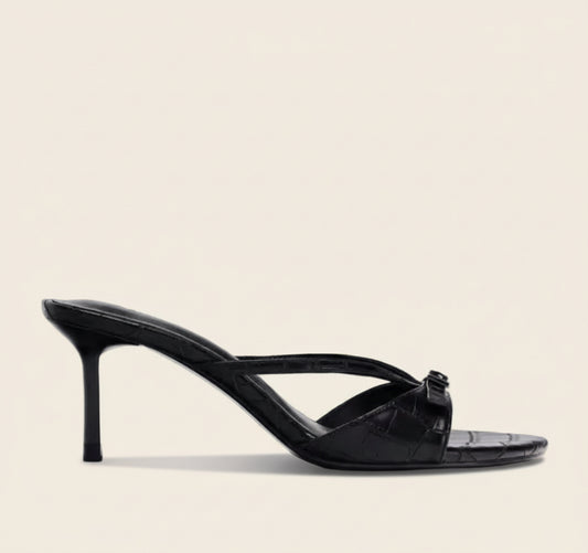 Classy Crocodile Textured Heels